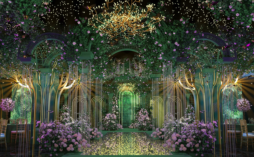 东山奇妙森林婚礼堂效果展示